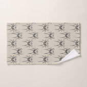 Spider - Bone White en Bat Black Bad Handdoek (Handdoek)