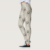 Spider - Bone White en Bat Black Leggings (Links)
