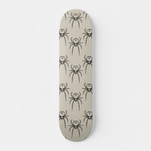 Spider - Bone White en Bat Black Persoonlijk Skateboard