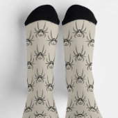 Spider - Bone White en Bat Black Sokken (Top)