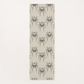 Spider - Bone White en Bat Black Yogamat (Voorkant)