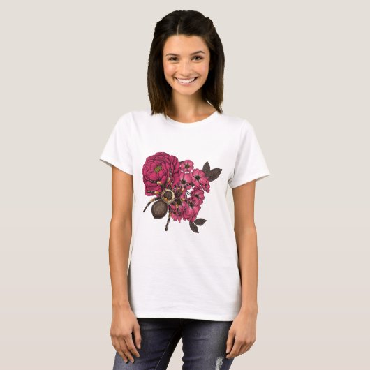 Spider bouquet 2 t-shirt (Voorkant volledig)