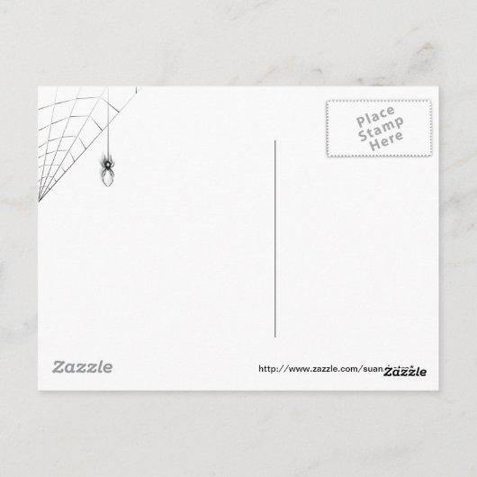 Spider Briefkaart (Achterkant)