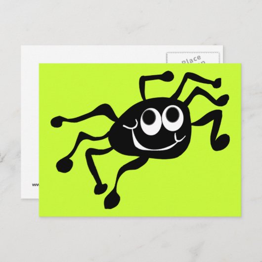 Spider Briefkaart (Voorkant / Achterkant)