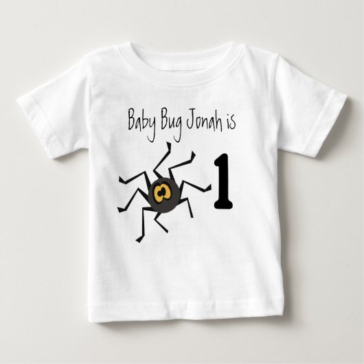 Spider Bug Birthday T-shirt (Voorkant)
