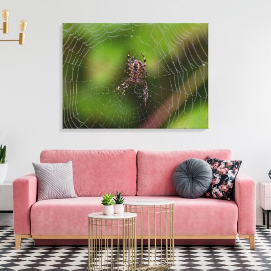 Spider Canvas Afdruk (Insitu (Woonkamer))