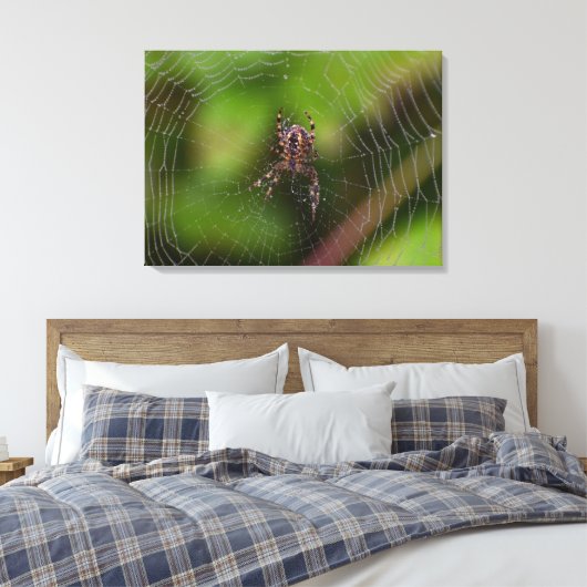 Spider Canvas Afdruk (Insitu (Slaapkamer))