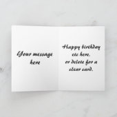 Spider Cartoon- Ik laat je achter Frank! Kaart (Binnen)