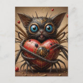 Spider Cat Fantasy Briefkaart (Voorkant)