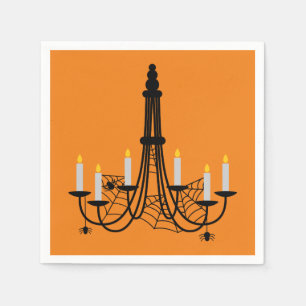 Spider chandelier Halloween gothic Servet