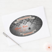 Spider Cider Halloween Fles Stickers (Envelop)