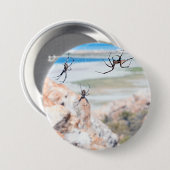Spider City - Hangin Around Ronde Button 7,6 Cm (Voorkant /achterkant)