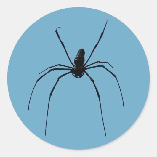 Spider Classic Round Sticker, glossy Ronde Sticker (Voorkant)