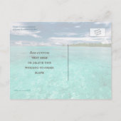 Spider Crab, geïllustreerd op Aangepast Alle Occas Briefkaart (Achterkant)