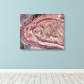 Spider Crater, Western Australië Canvas Afdruk (Insitu (Houten vloer))