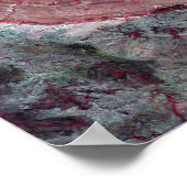 Spider Crater, Western Australië Poster (Hoek)