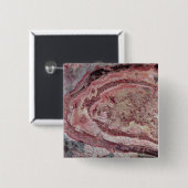 Spider Crater, Western Australië Vierkante Button 5,1 Cm (Voorkant /achterkant)