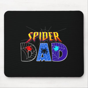 Spider Dad Design Vaderdag Matching Familie Muismat