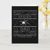Spider Dad Forever Ugly Halloween 2021 Spider Kaart (Gele Bloem)