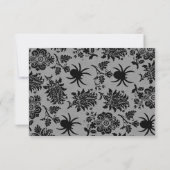 Spider Damask op Grey Linen RSVP (Achterkant)