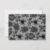 Spider Damask RSVP Kaartje (Achterkant)