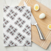 Spider Dance Print Kitchen Towel Theedoek (Quarter Fold)