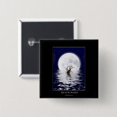 Spider Design Giften Vierkante Button 5,1 Cm (Voorkant /achterkant)