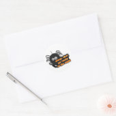 Spider Dingen die in de val lopen Ronde Sticker (Envelop)