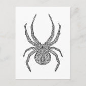 Spider Doodle Briefkaart (Voorkant)