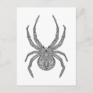 Spider Doodle Briefkaart