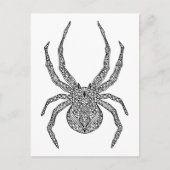 Spider Doodle Briefkaart (Voorkant)