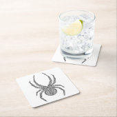 Spider Doodle Kartonnen Onderzetters (Insitu)