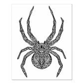 Spider Doodle Rubberstempel (Afrduk)