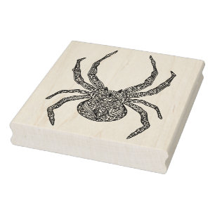 Spider Doodle Rubberstempel