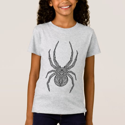 Spider Doodle T-shirt (Voorkant)