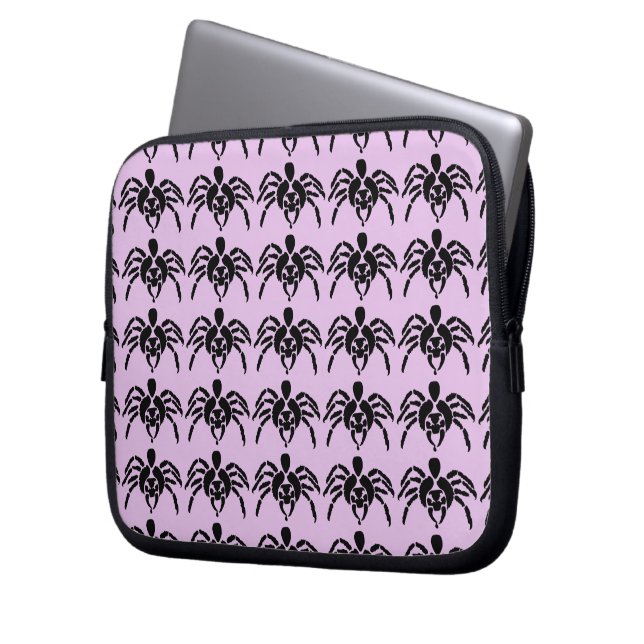 Spider Dripping Venom Laptop Sleeve (Voorkant Links)