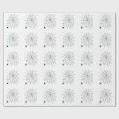 Spider en Spider Web Eenvoudig patroon Halloween Cadeaupapier (Vlak)