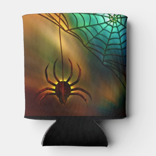 Spider en web blikjeskoeler (Achterkant)
