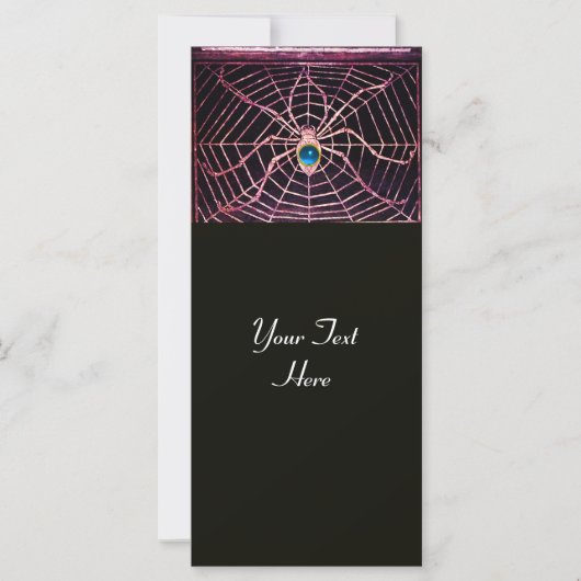 SPIDER en WEB Blue Sapphire Black (Voorkant)