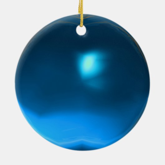 SPIDER en WEB Blue Sapphire Black Keramisch Ornament (Achterkant)