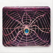 SPIDER en WEB Blue Sapphire Black Muismat (Voorkant)