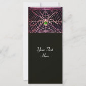 SPIDER EN WEB Green Emerald Black (Voorkant)
