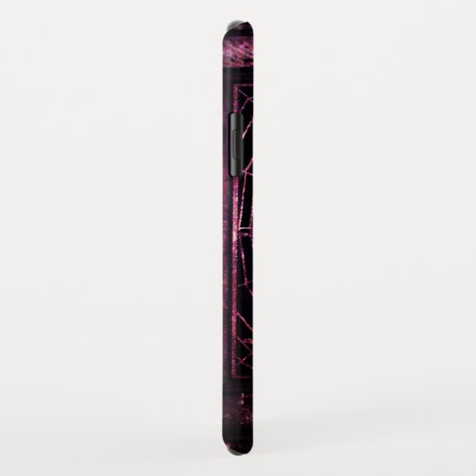 SPIDER EN WEB Green Emerald Black Case-Mate iPhone Case (Achterkant/rechts)