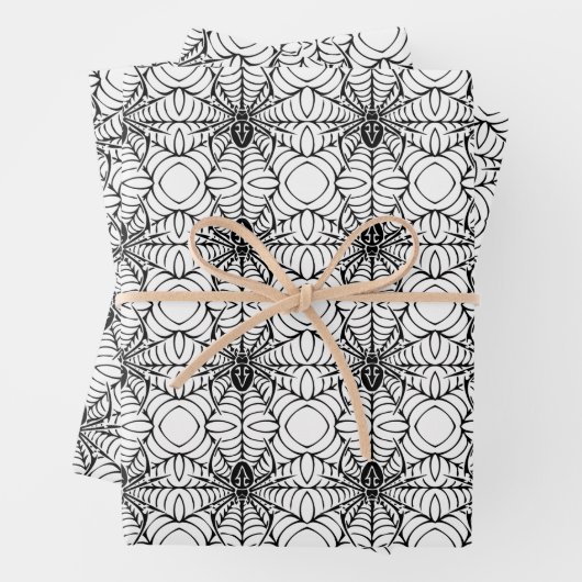 Spider en web inpakpapier vel (In situ)