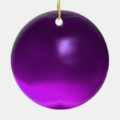SPIDER EN WEB Paars Amethyst Black Keramisch Ornament (Achterkant)
