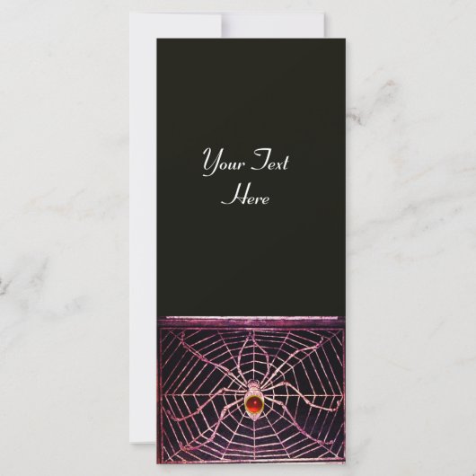 SPIDER en WEB Red Ruby Black (Achterkant)