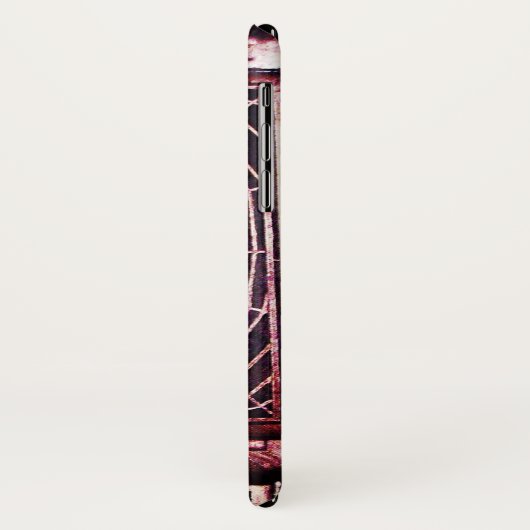 SPIDER en WEB Red Ruby Black Case-Mate iPhone Case (Achterkant/links)