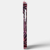 SPIDER en WEB Red Ruby Black Case-Mate iPhone Case (Achterkant / Links)
