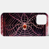 SPIDER en WEB Red Ruby Black Case-Mate iPhone Case (Achterkant (horizontaal))