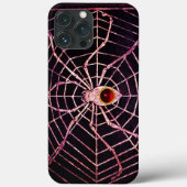 SPIDER en WEB Red Ruby Black Case-Mate iPhone Case (Achterkant)